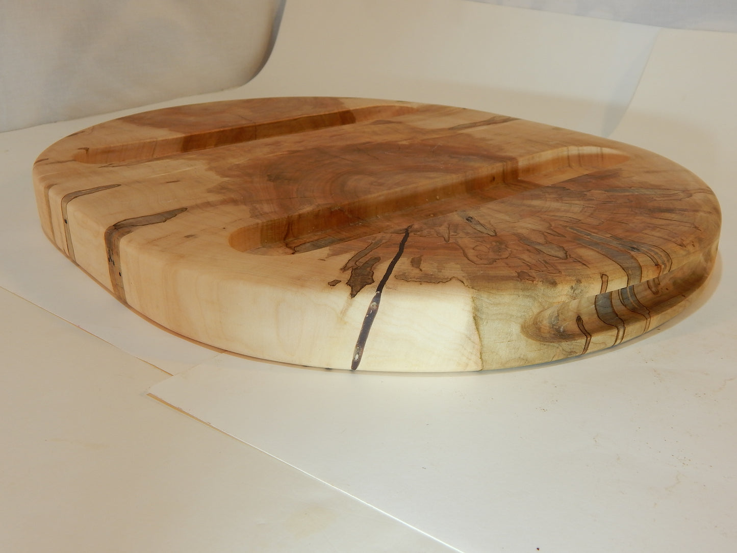 Large Ambrosia Maple Crosscut End Grain Charcuterie / Cutting Board