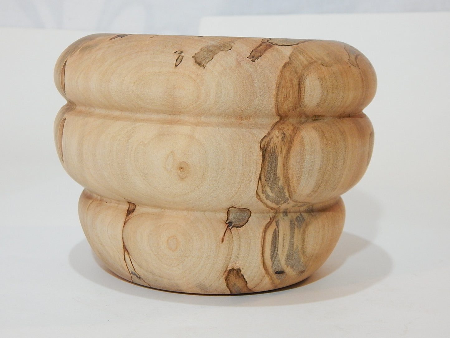 Maple Bowl, Handmade Lathe Turned Box, Artisan Crafted