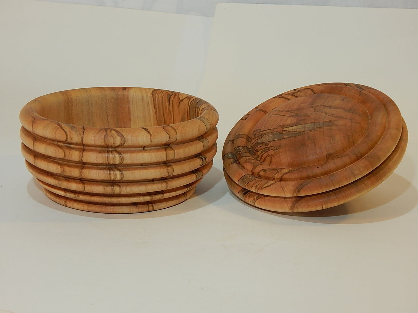 Maple Bowl with Lid, Handmade Lathe Turned Box, Artisan Crafted