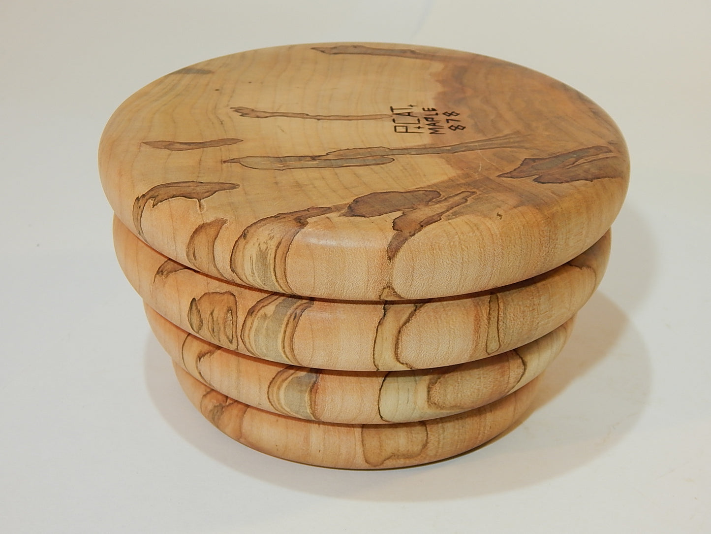 Maple Bowl, Handmade Lathe Turned Box, Artisan Crafted