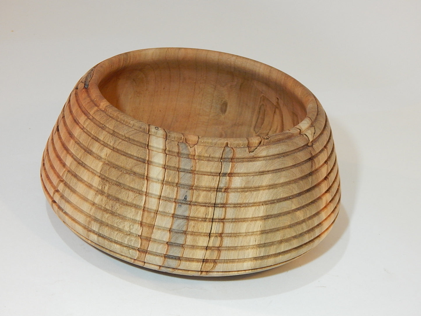 Maple Bowl, Handmade Lathe Turned Box, Artisan Crafted