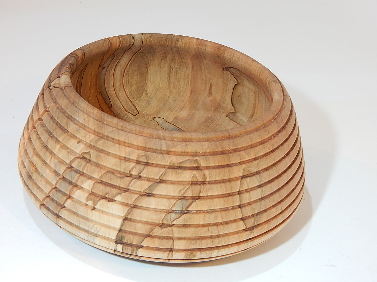 Maple Bowl, Handmade Lathe Turned Box, Artisan Crafted