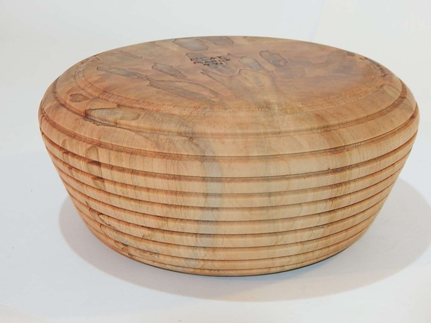 Maple Bowl, Handmade Lathe Turned Box, Artisan Crafted