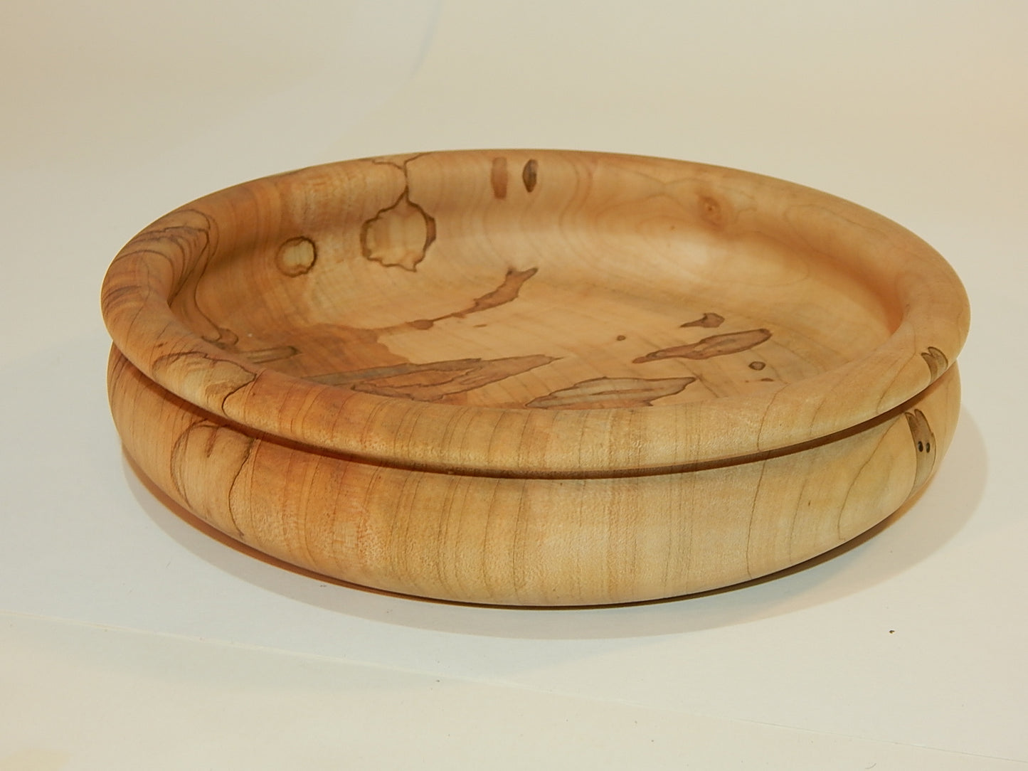 Maple Bowl, Handmade Lathe Turned Box, Artisan Crafted