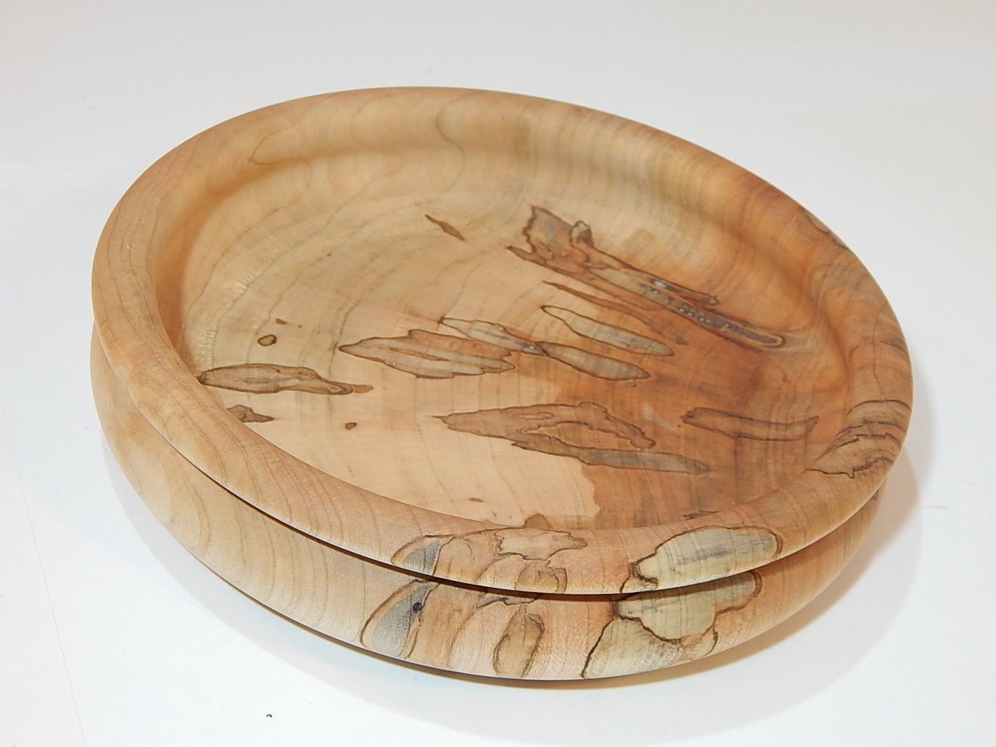 Maple Bowl, Handmade Lathe Turned Box, Artisan Crafted