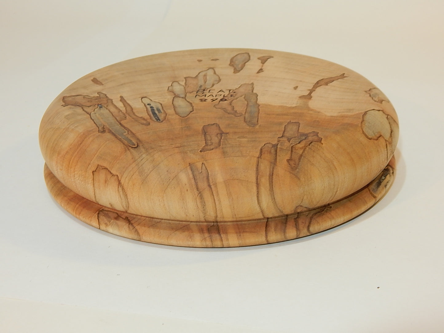 Maple Bowl, Handmade Lathe Turned Box, Artisan Crafted