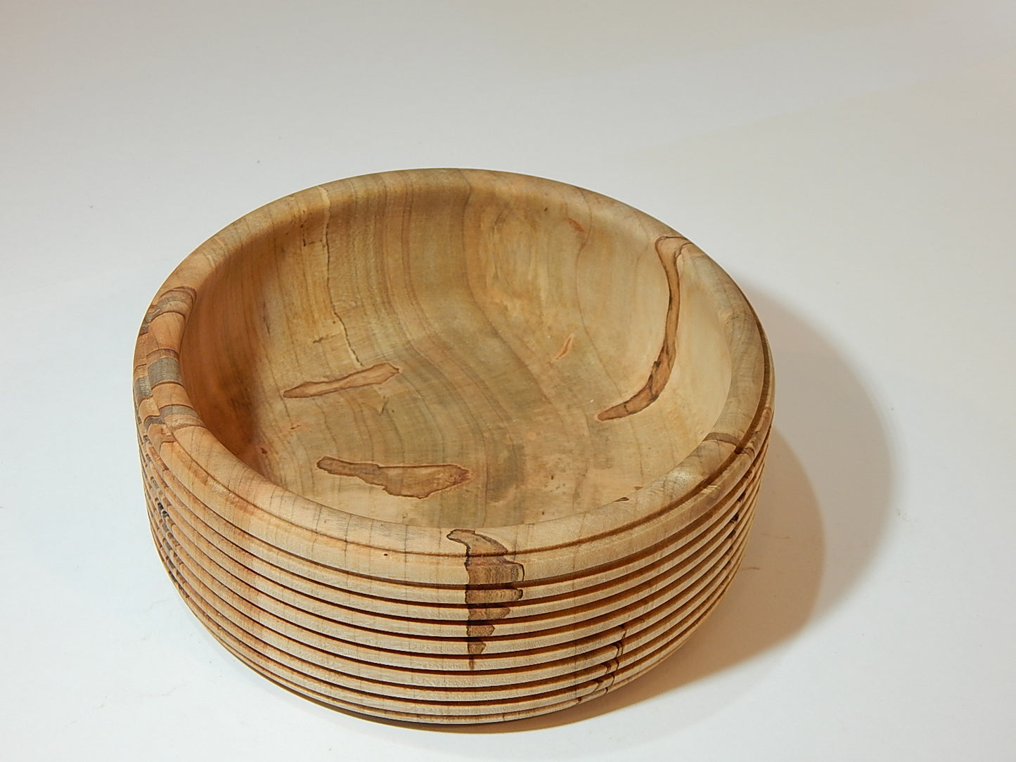 Maple Bowl, Handmade Lathe Turned Box, Artisan Crafted