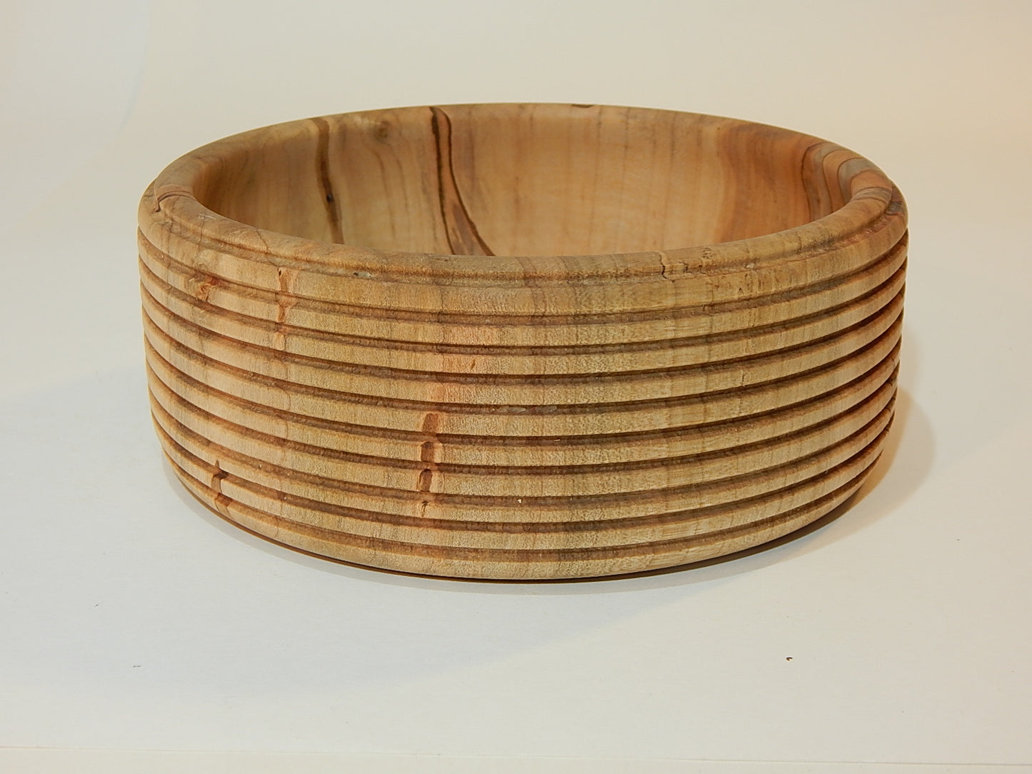 Maple Bowl, Handmade Lathe Turned Box, Artisan Crafted