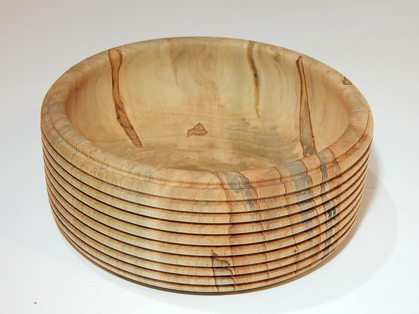 Maple Bowl, Handmade Lathe Turned Box, Artisan Crafted