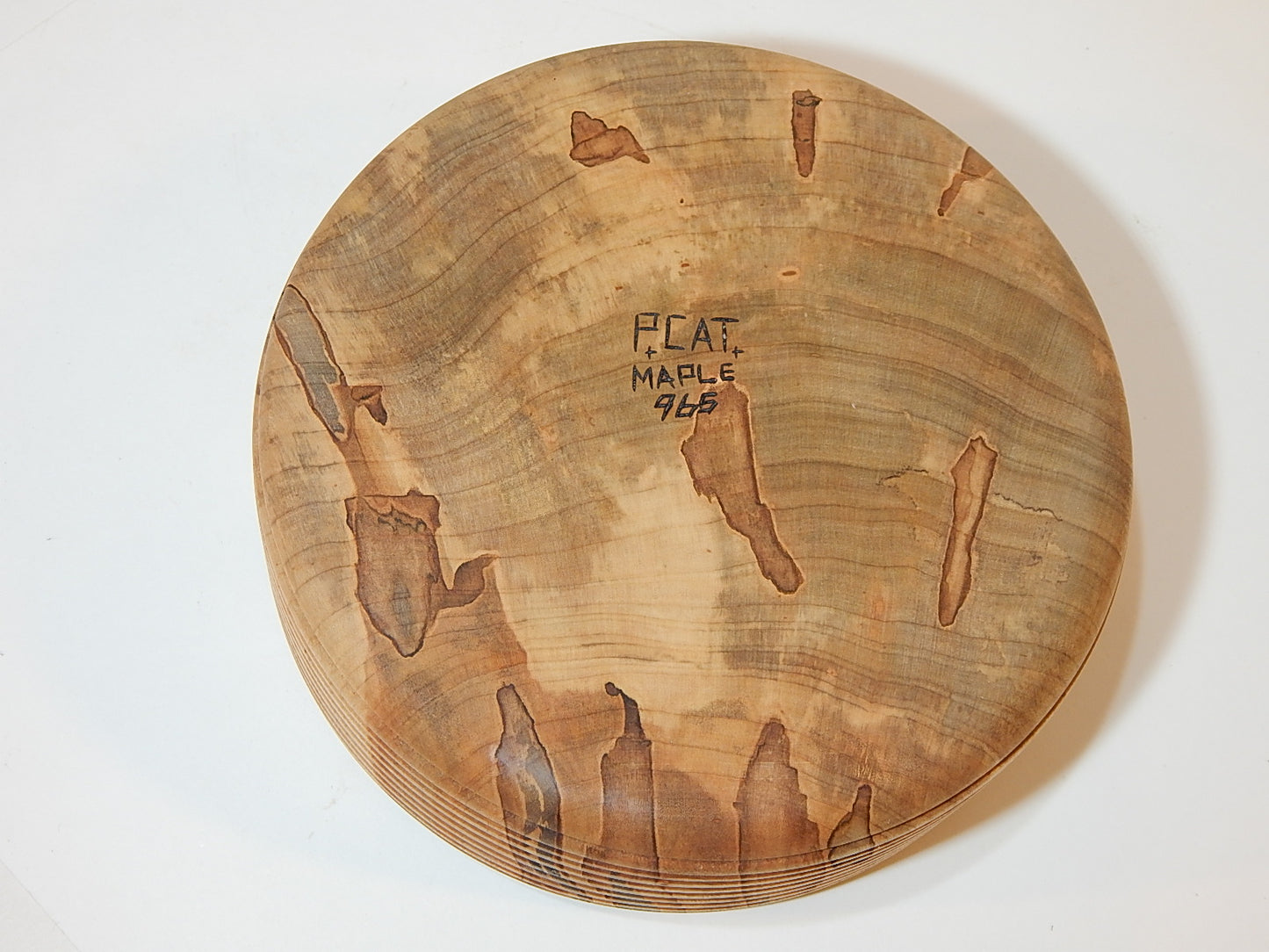 Maple Bowl, Handmade Lathe Turned Box, Artisan Crafted