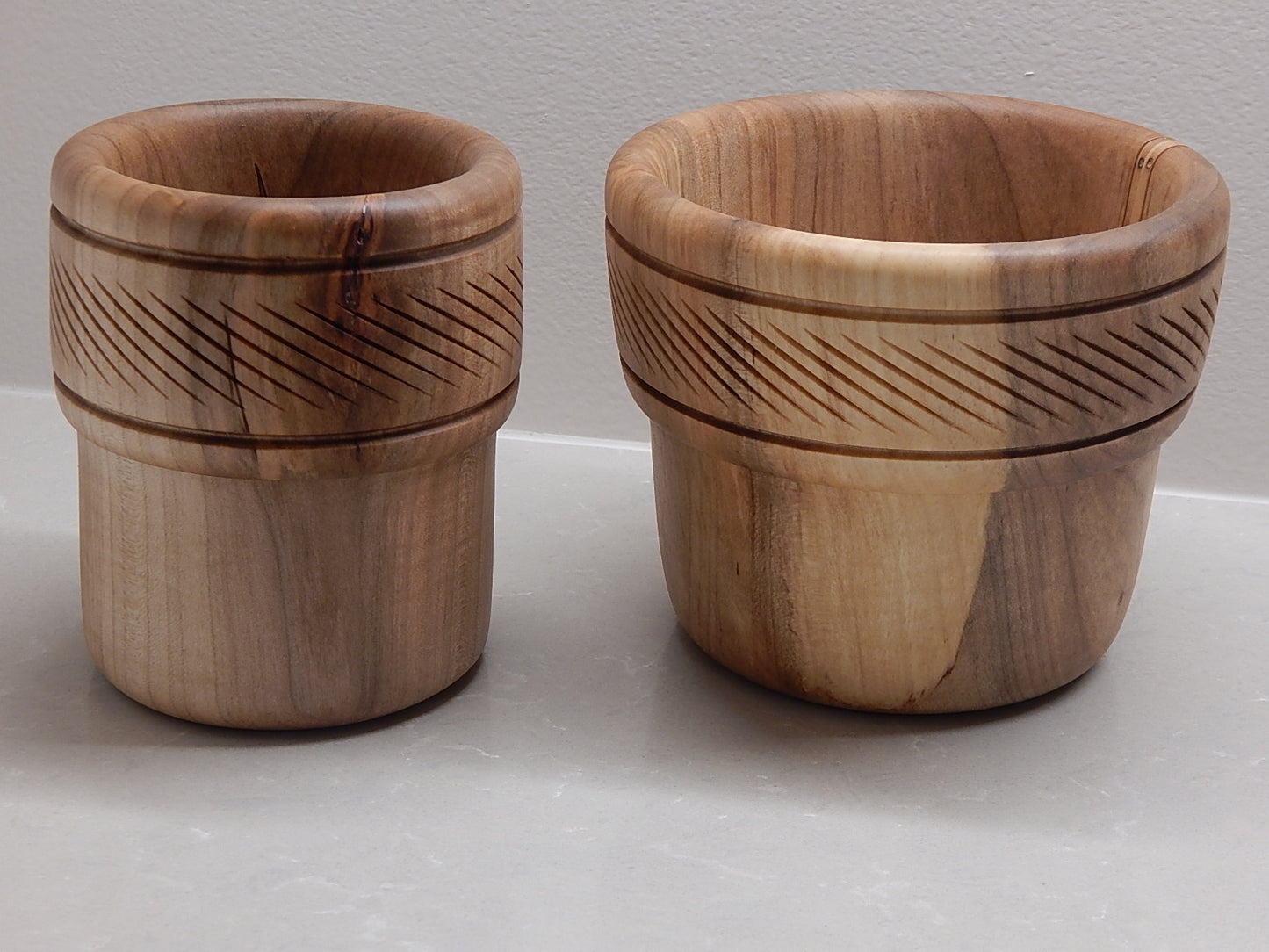 Maple 6 Bowl Set Artisan Crafted Handmade