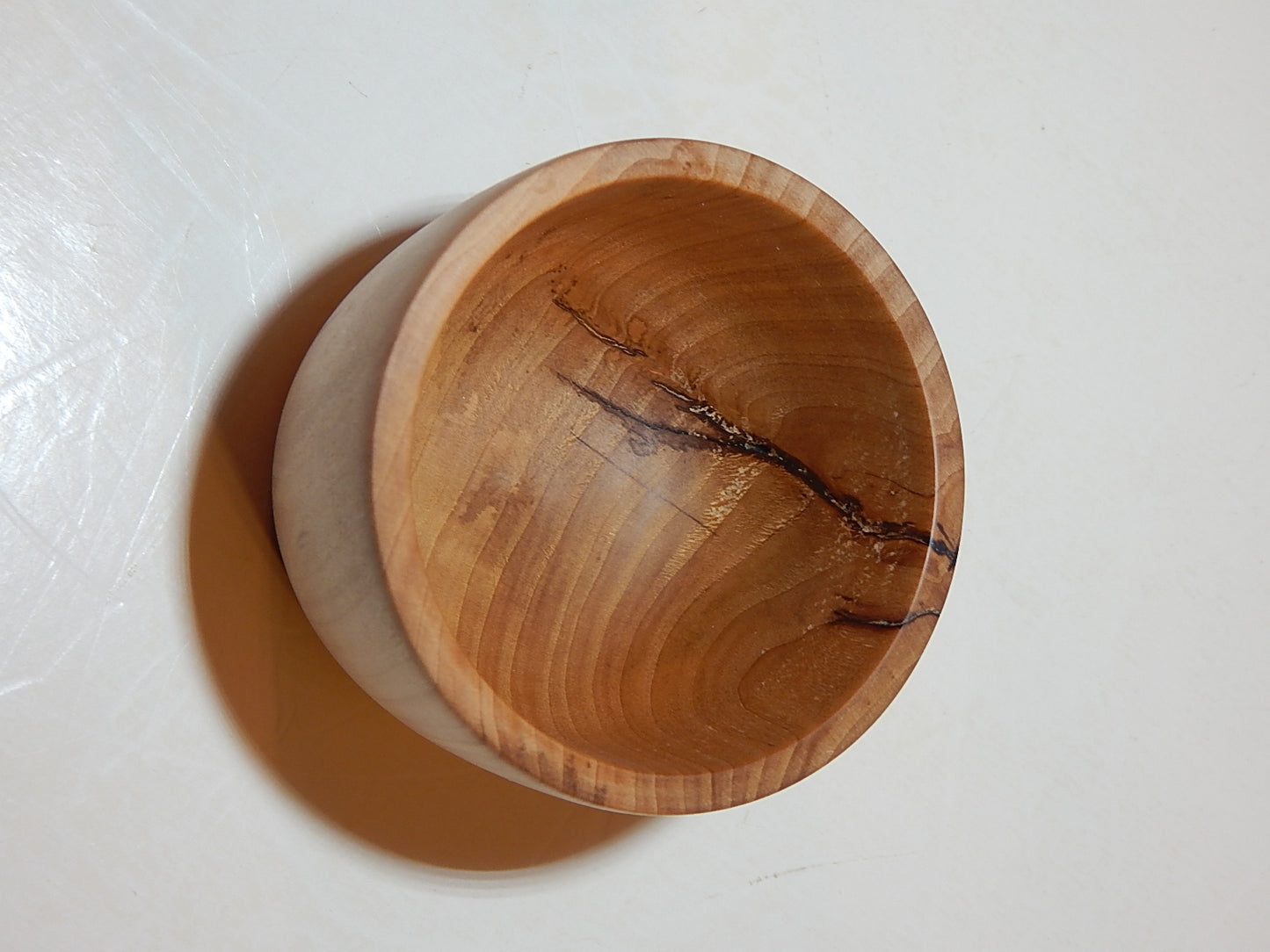 Maple Bowl with Lid, Handmade Lathe Turned Box, Artisan Crafted