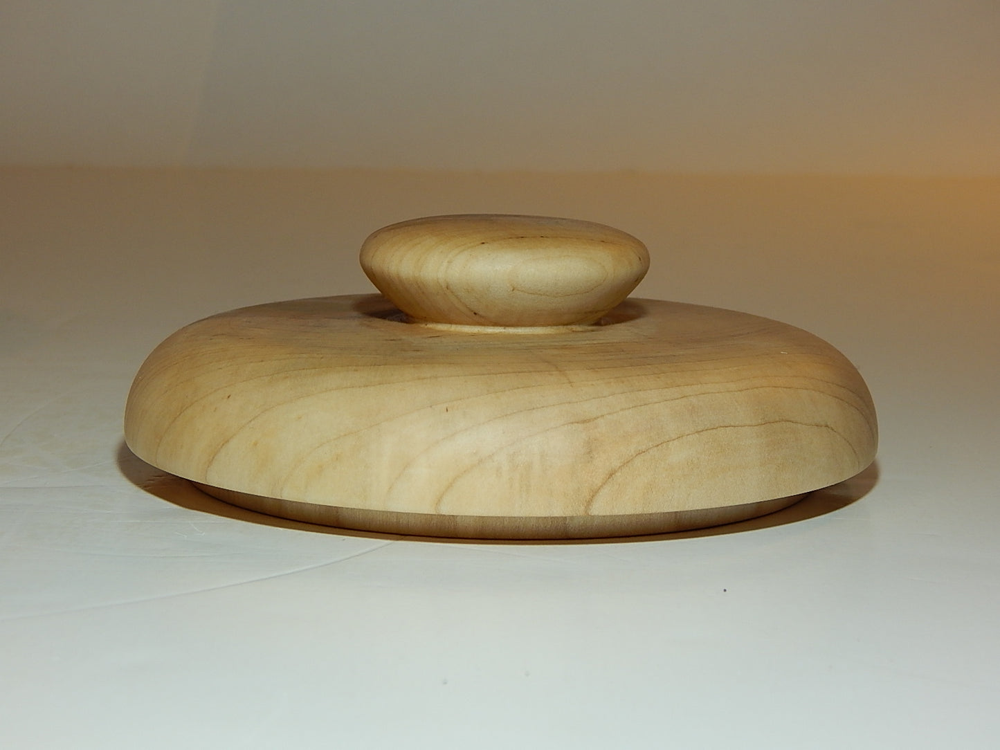 Maple Bowl with Lid, Handmade Lathe Turned Box, Artisan Crafted