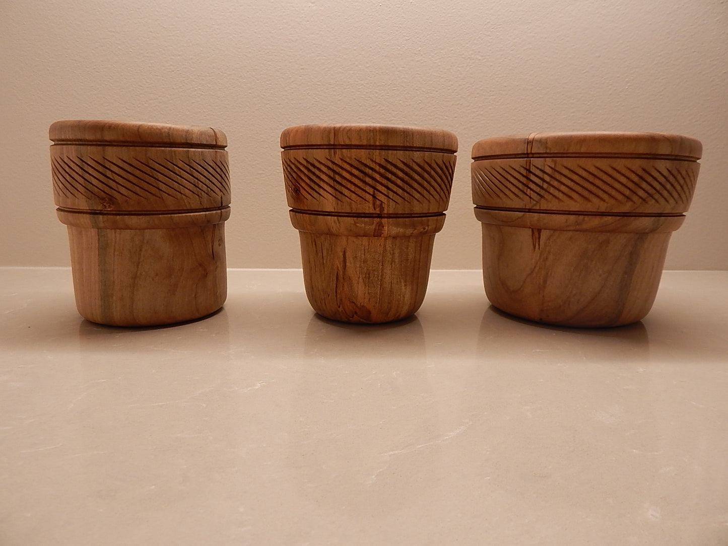 Maple 6 Bowl Set Artisan Crafted Handmade