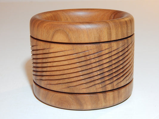 Wild Cherry Bowl, Handmade Lathe Turned, Artisan Crafted