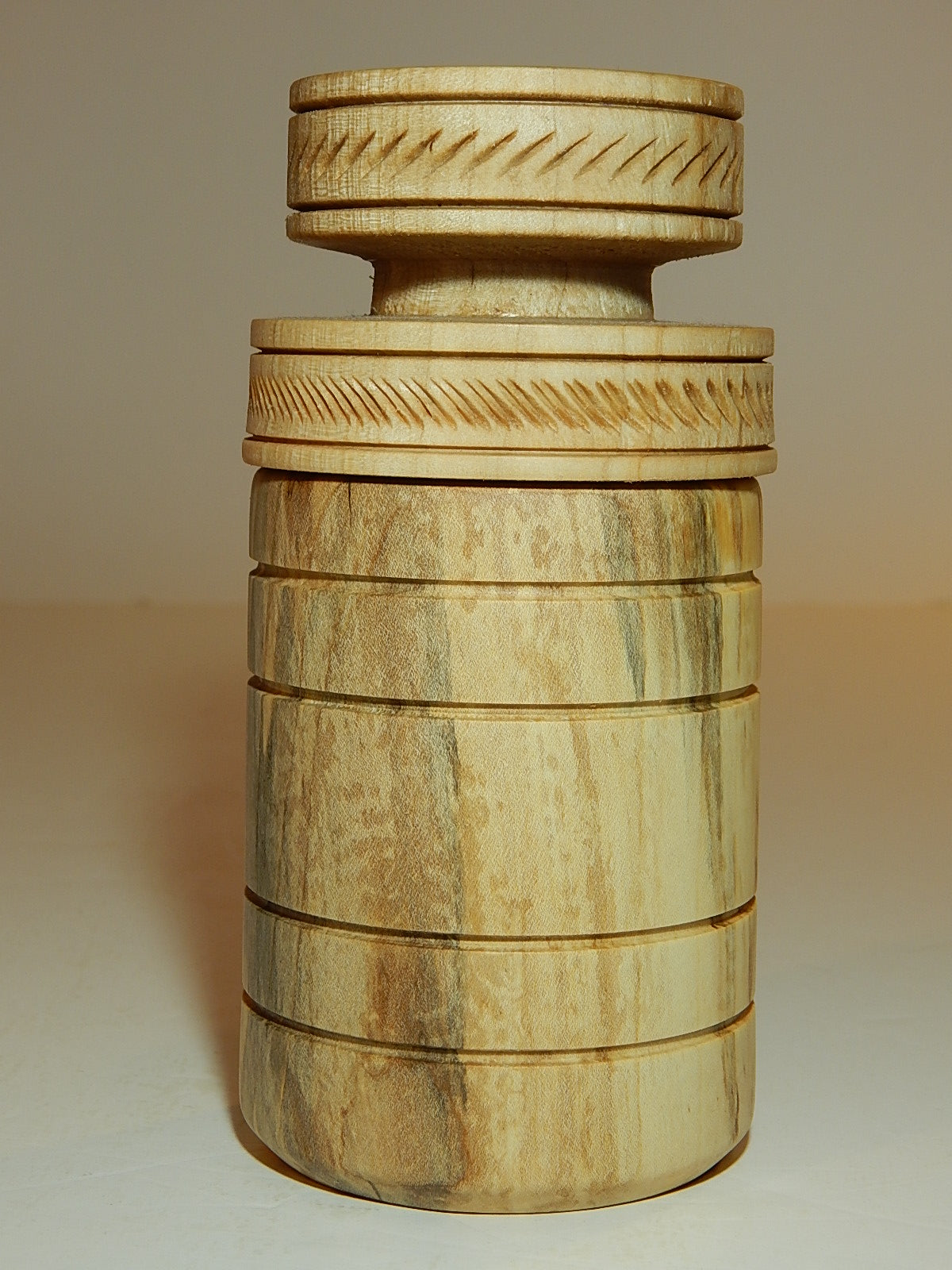 Maple Bowl with Lid, Handmade Lathe Turned Box, Artisan Crafted