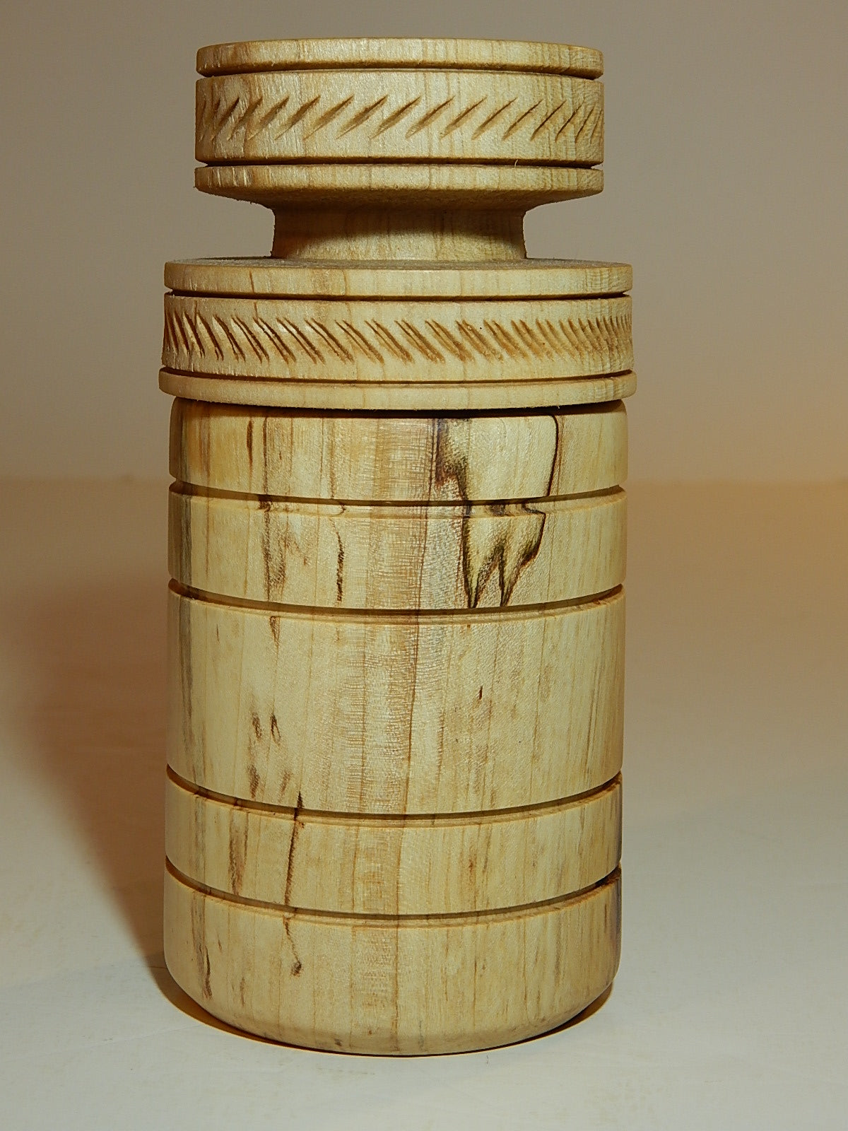 Maple Bowl with Lid, Handmade Lathe Turned Box, Artisan Crafted