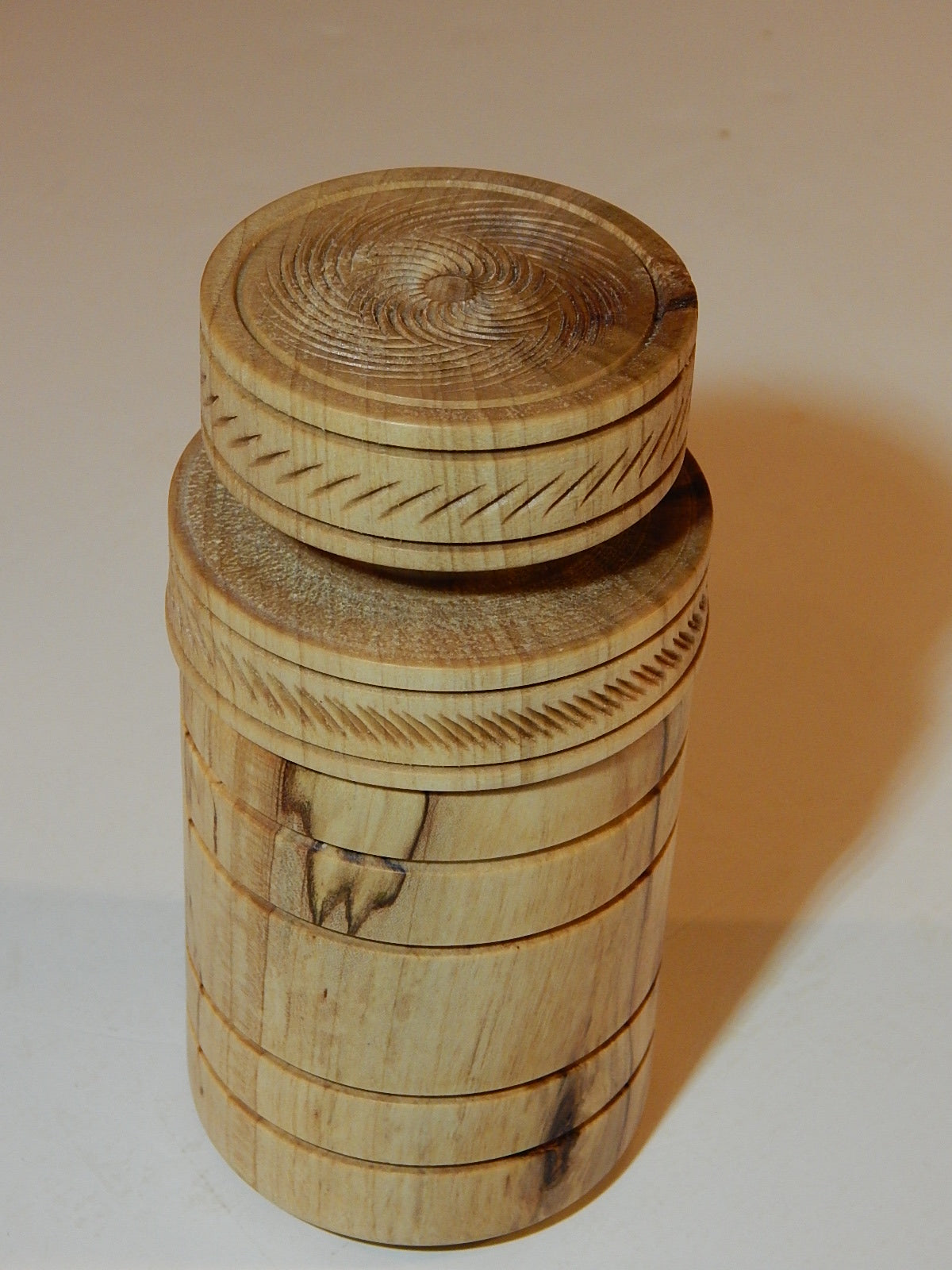 Maple Bowl with Lid, Handmade Lathe Turned Box, Artisan Crafted