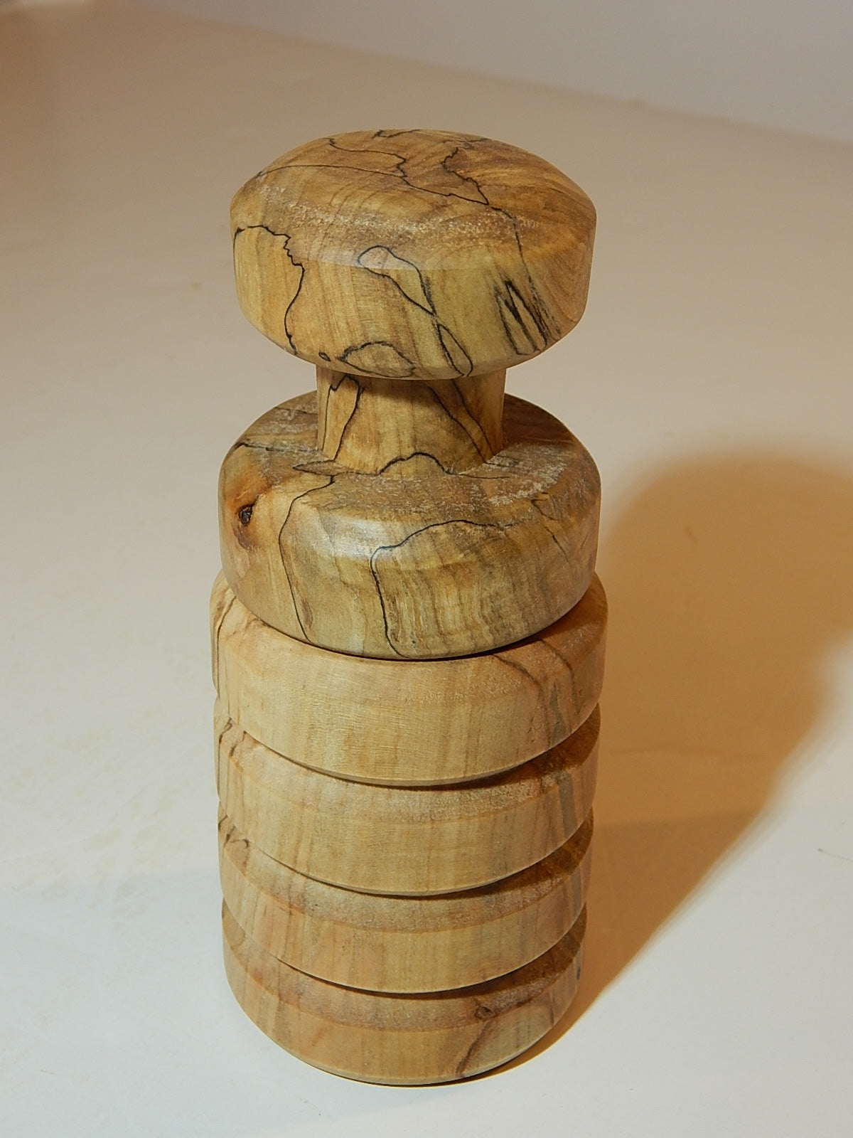 Maple Bowl with Lid, Handmade Lathe Turned Box, Artisan Crafted