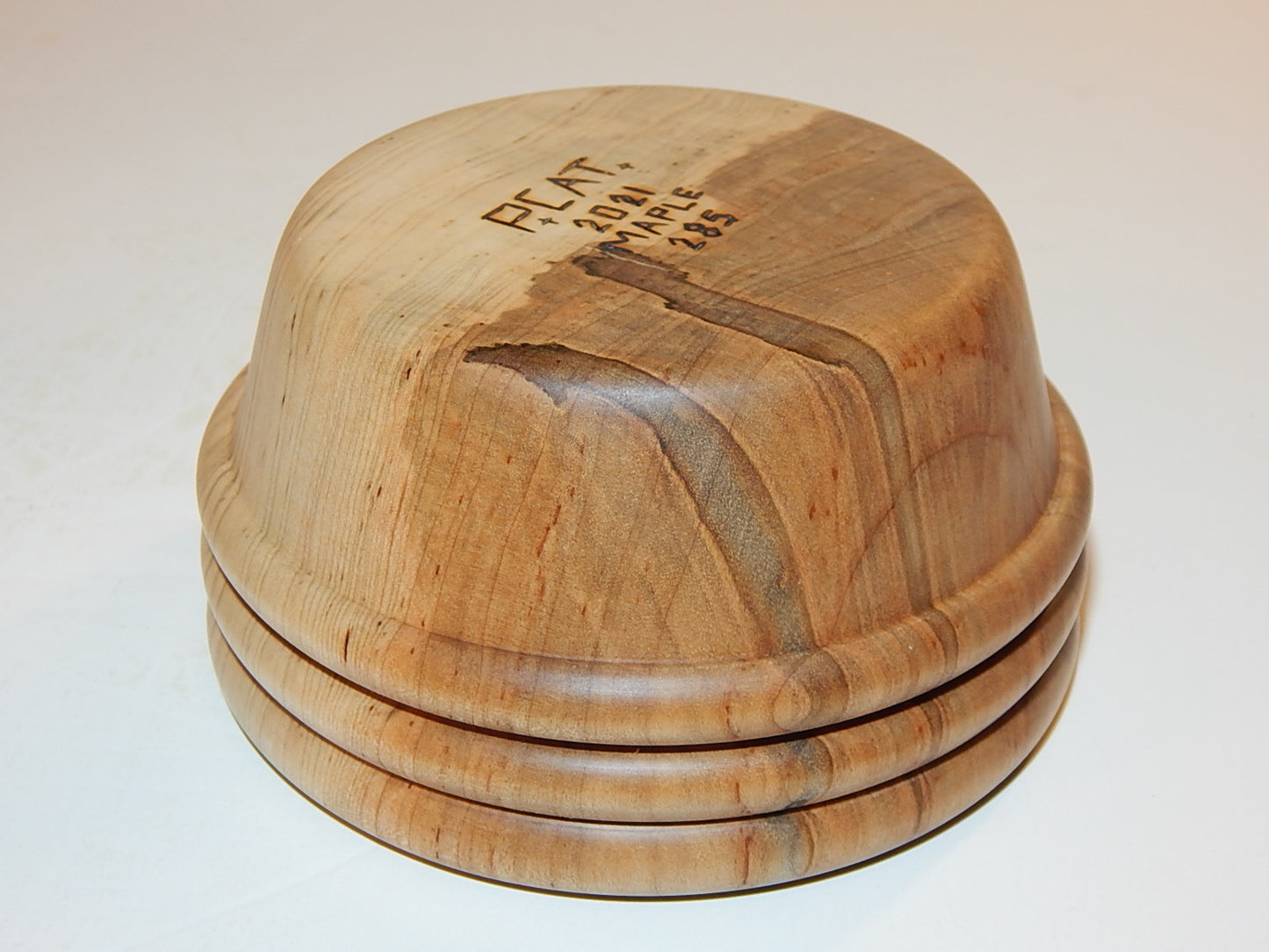 Maple Bowl with Lid, Handmade Lathe Turned Box, Artisan Crafted