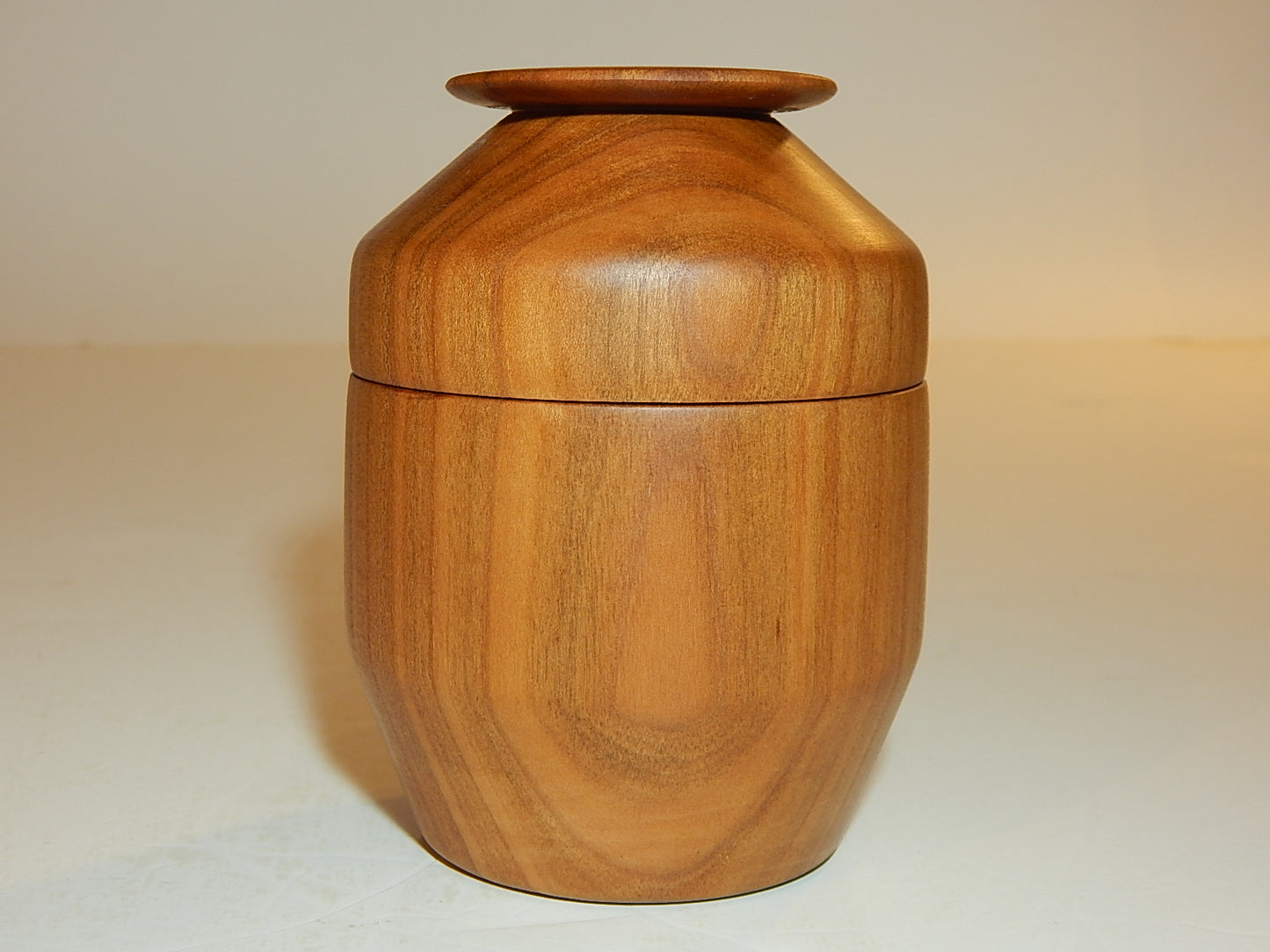 Wild Cherry Bowl with Lid, Handmade Lathe Turned Box, Artisan Crafted