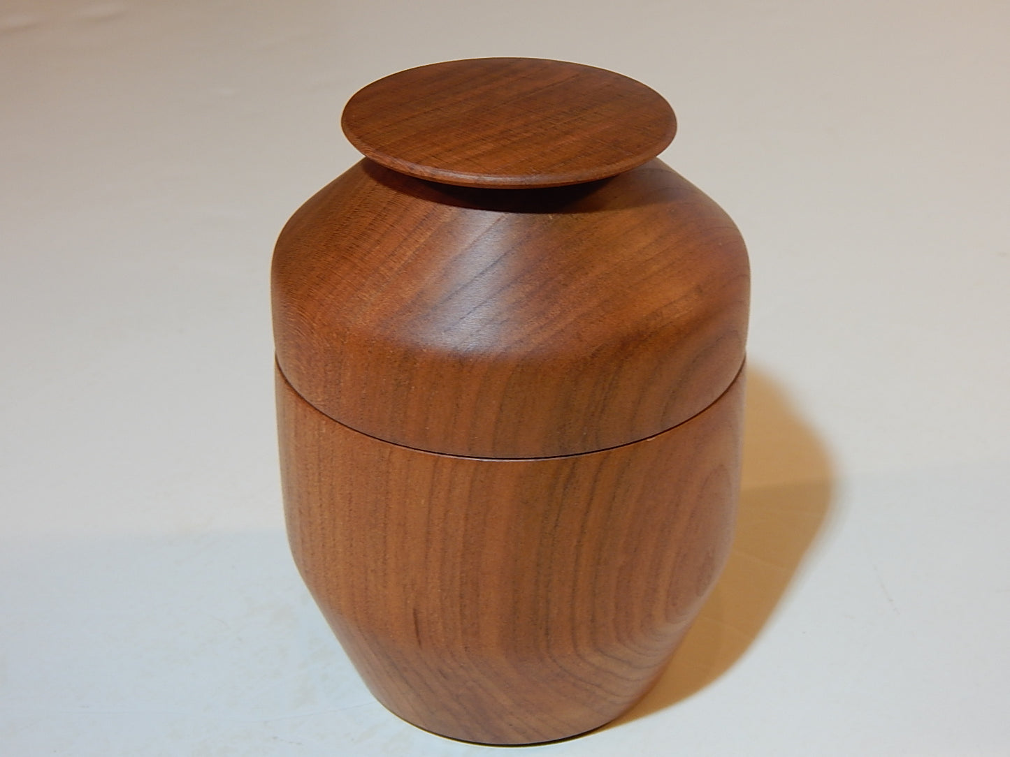 Wild Cherry Bowl with Lid, Handmade Lathe Turned Box, Artisan Crafted