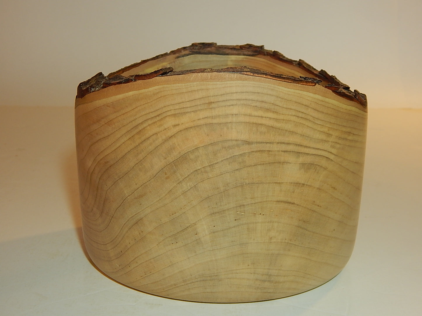 Maple Wood Bowl, Live Bark Edge, Handmade, Artisan Crafted