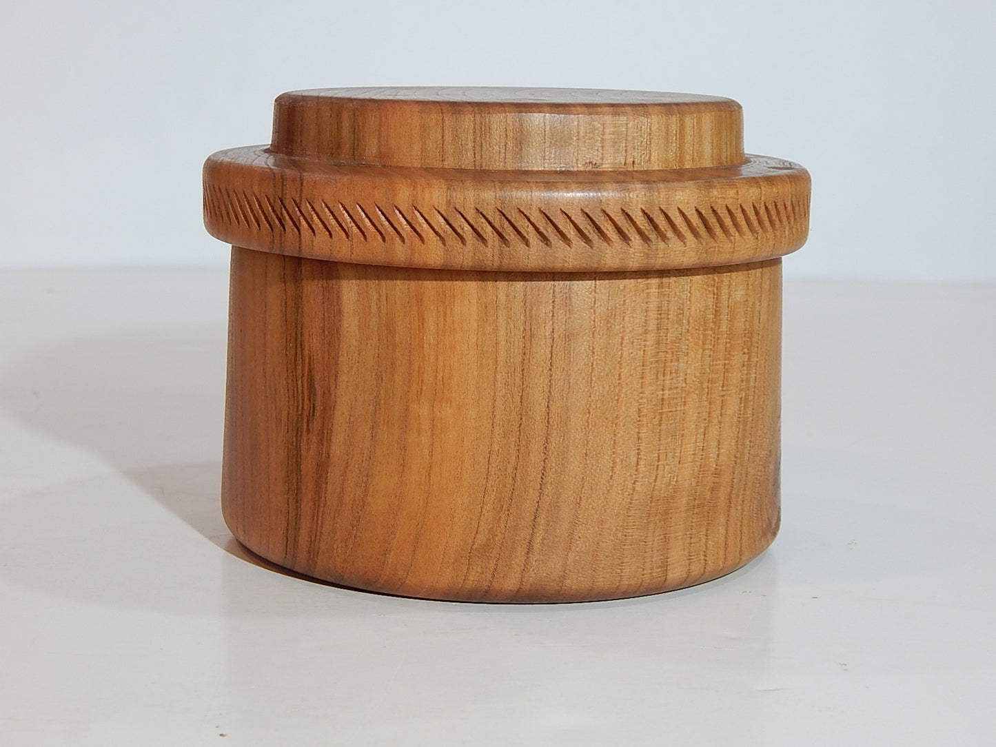 Wild Cherry Bowl with Lid, Handmade Lathe Turned Box, Artisan Crafted