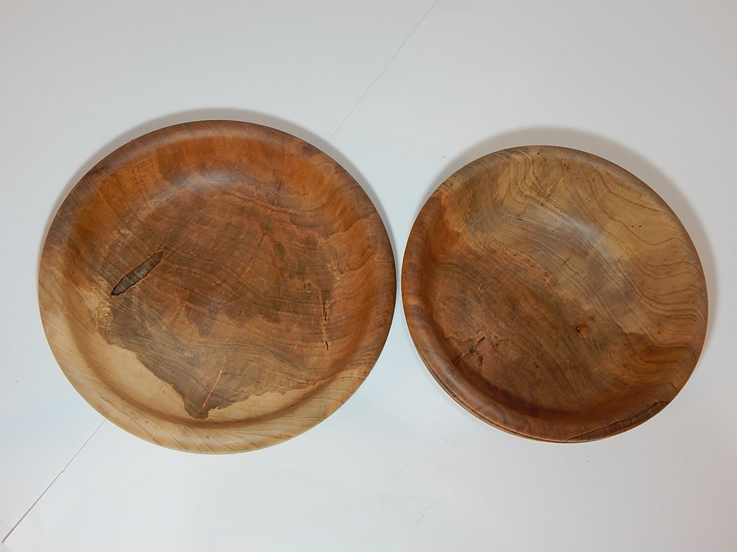 Two Maple Bowl Set, Handmade Lathe Turned, Artisan Crafted