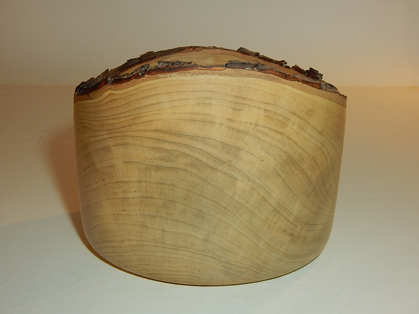 Maple Wood Bowl, Live Bark Edge, Handmade, Artisan Crafted