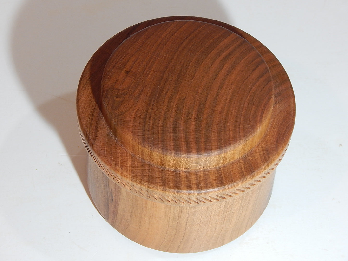 Wild Cherry Bowl with Lid, Handmade Lathe Turned Box, Artisan Crafted