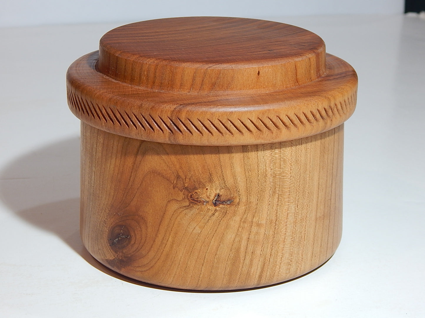 Wild Cherry Bowl with Lid, Handmade Lathe Turned Box, Artisan Crafted