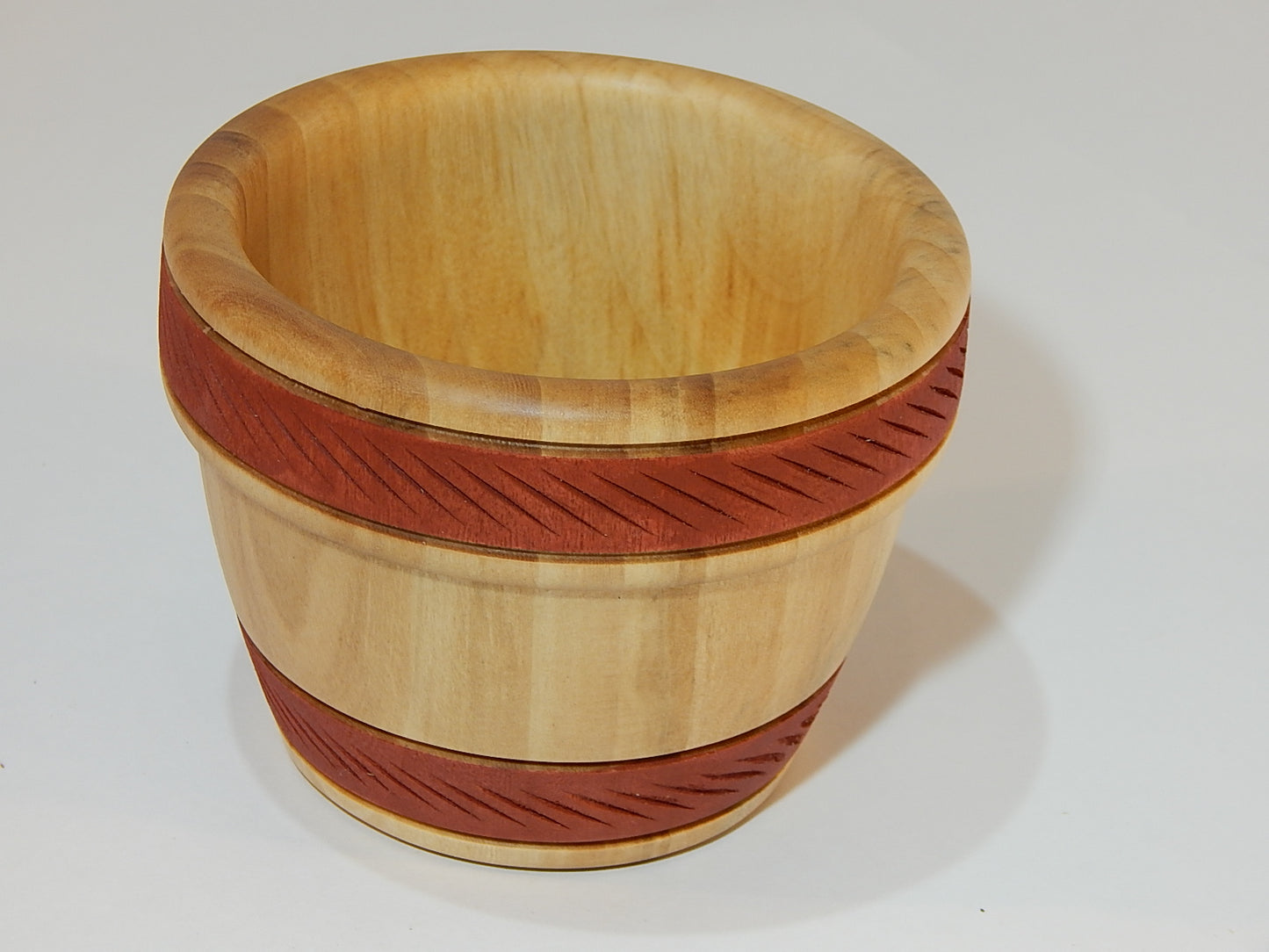 Tulip Poplar Wood Bowl, Handmade, Artisan Crafted