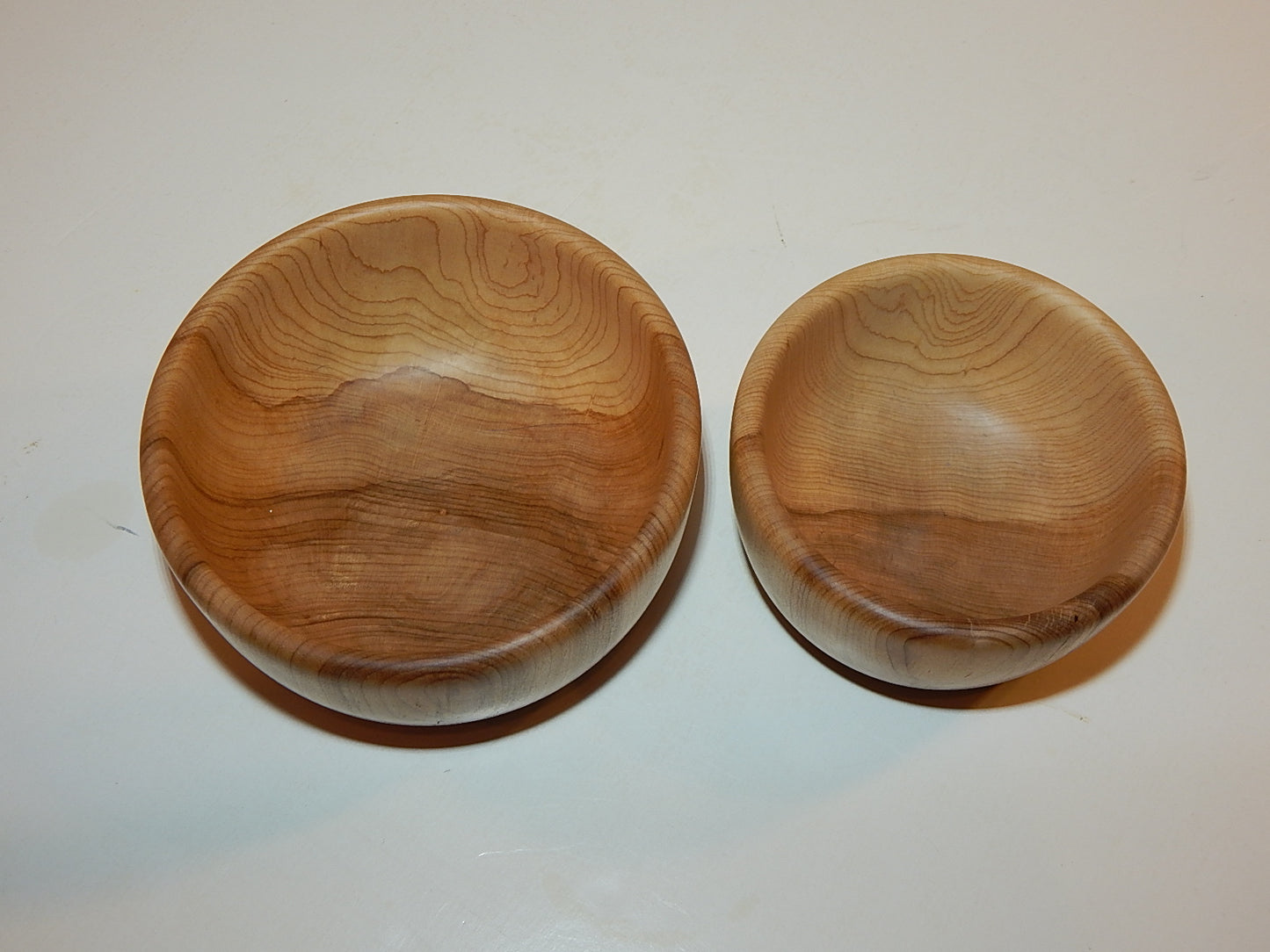 Two Maple Bowl Set, Handmade Lathe Turned, Artisan Crafted