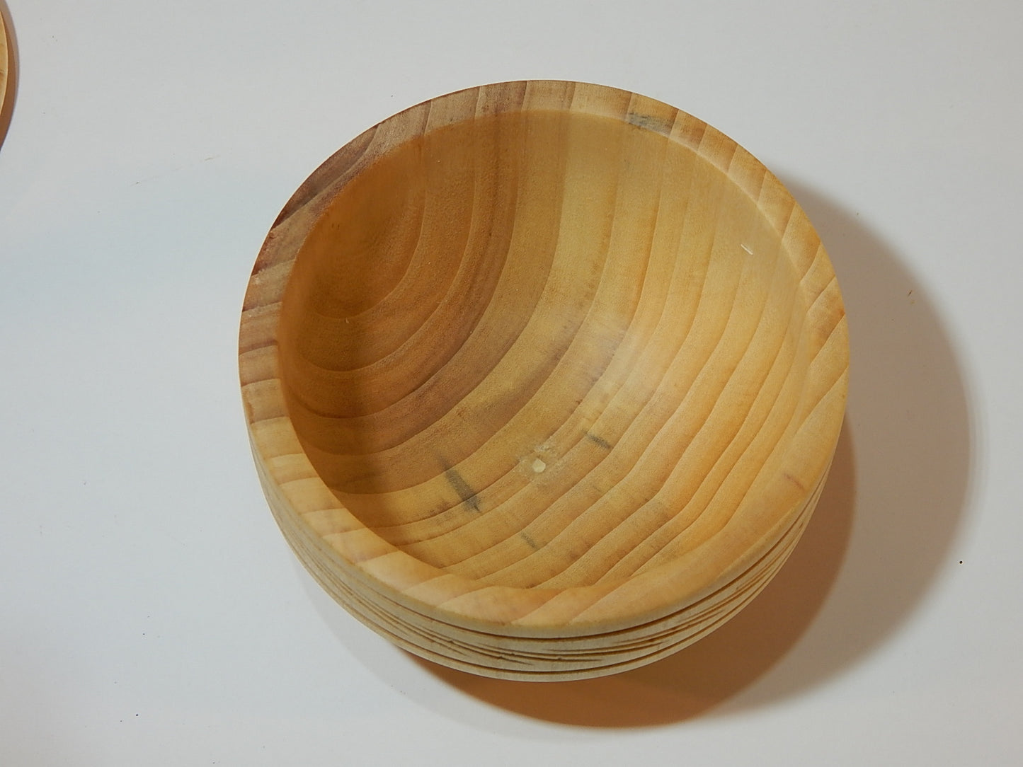 Tulip Poplar Wood Bowl with Lid, Handmade, Artisan Crafted