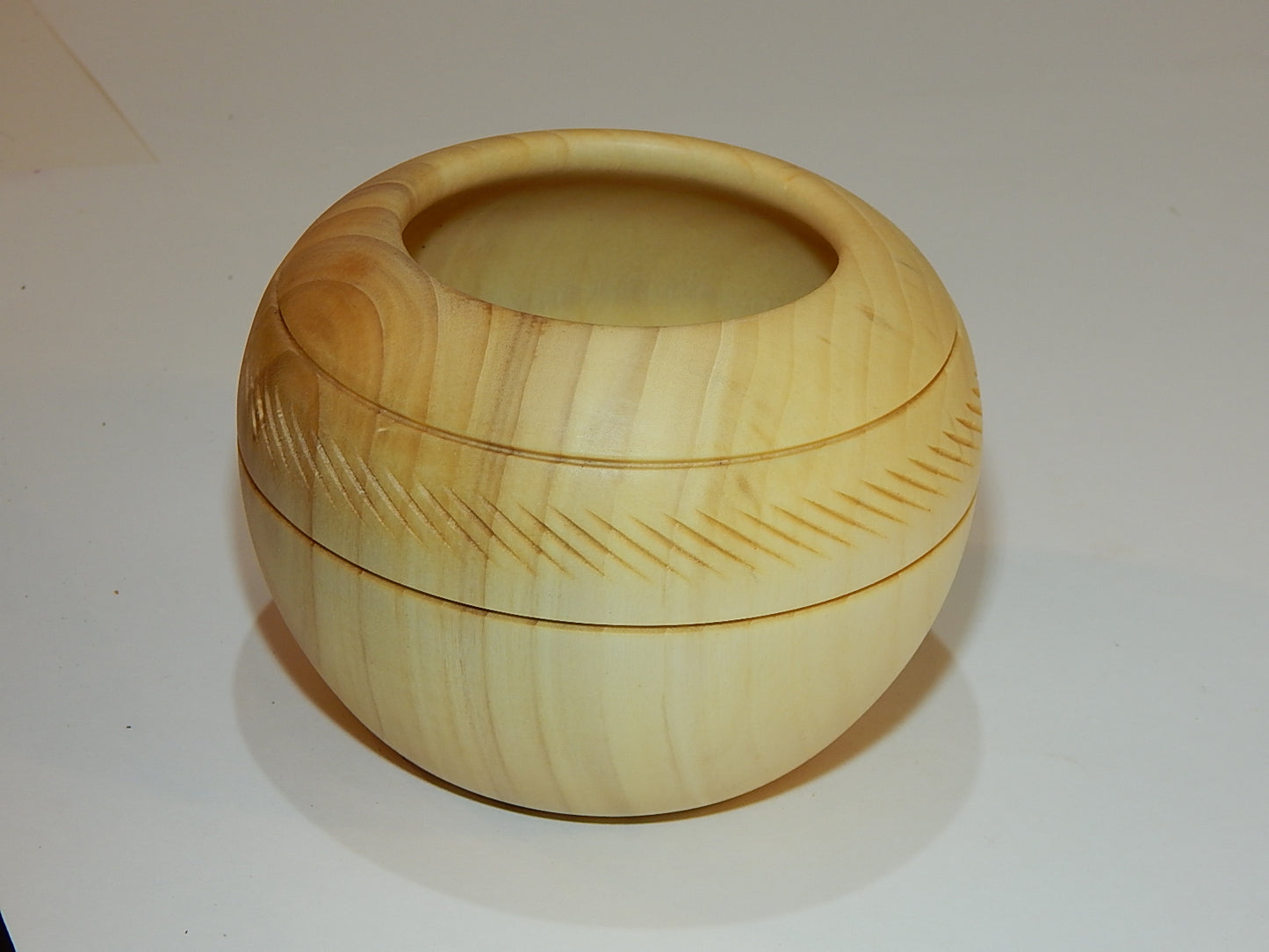 Tulip Poplar Wood Bowl, Handmade, Artisan Crafted