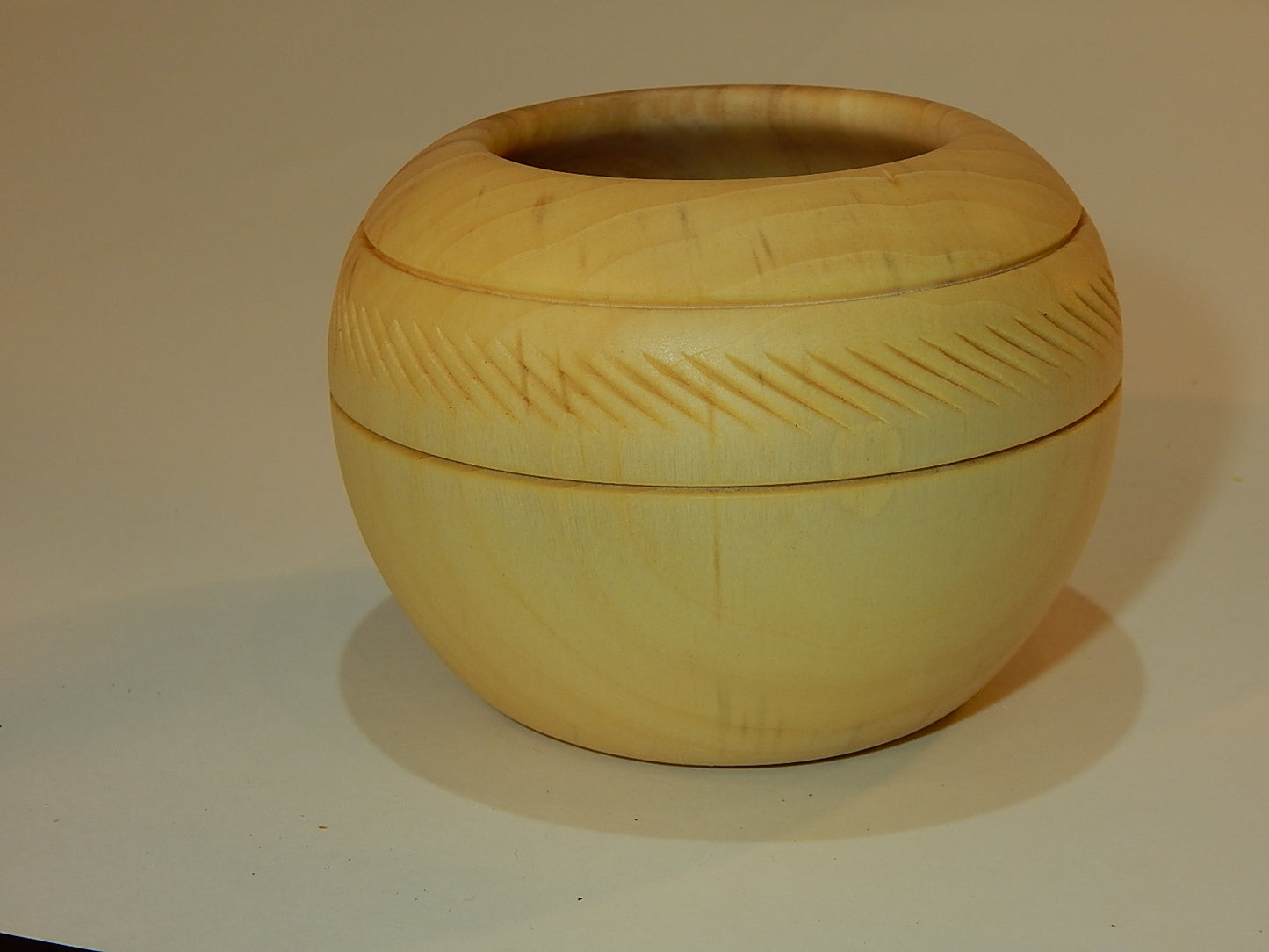 Tulip Poplar Wood Bowl, Handmade, Artisan Crafted