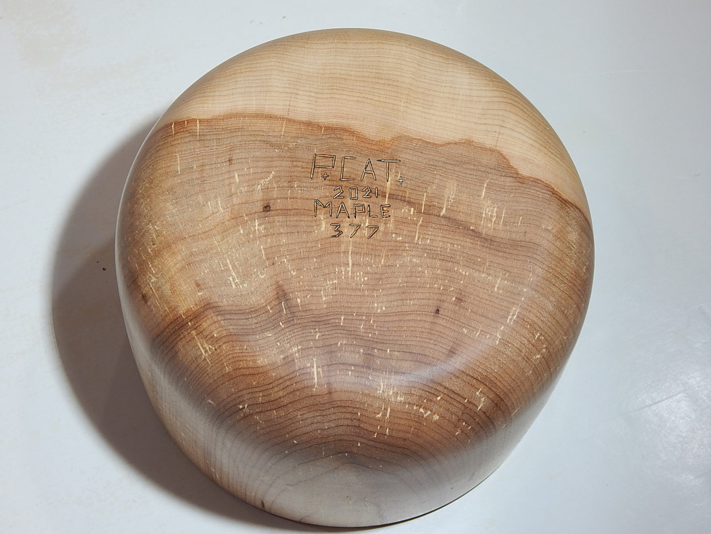 Maple Bowl with Lid, Handmade Lathe Turned Box, Artisan Crafted