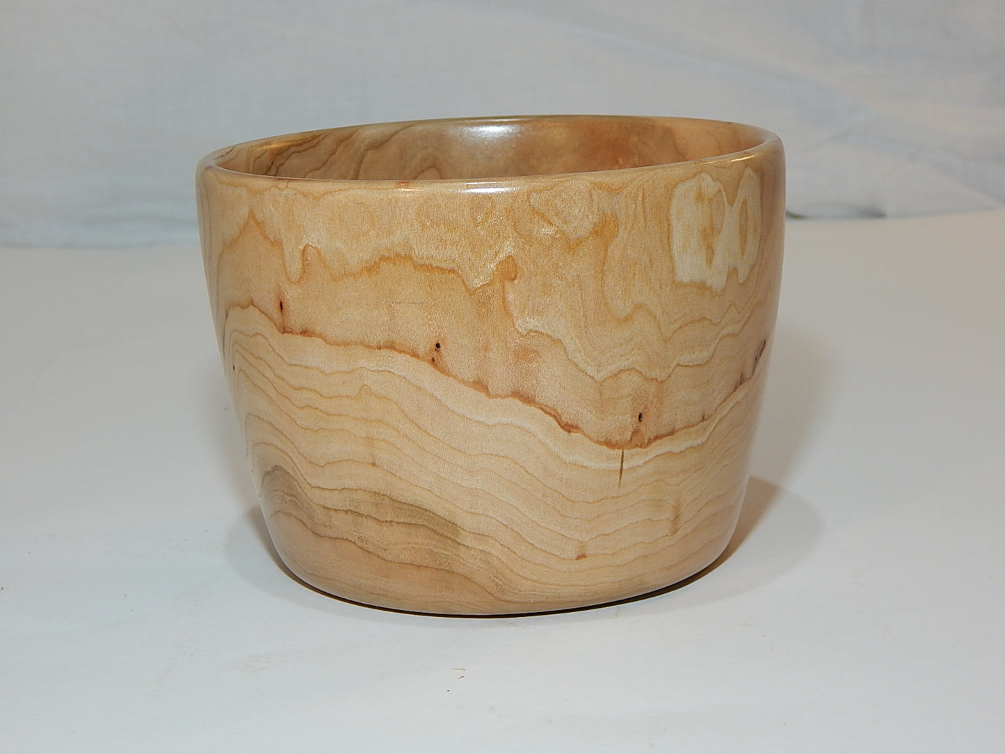 Wild Cherry Bowl, Handmade Lathe Turned, Artisan Crafted