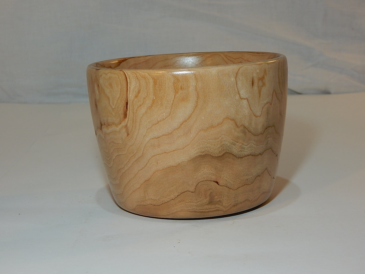 Wild Cherry Bowl, Handmade Lathe Turned, Artisan Crafted