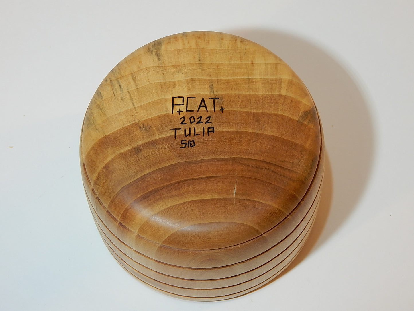 Tulip Poplar Wood Bowl, Handmade, Artisan Crafted