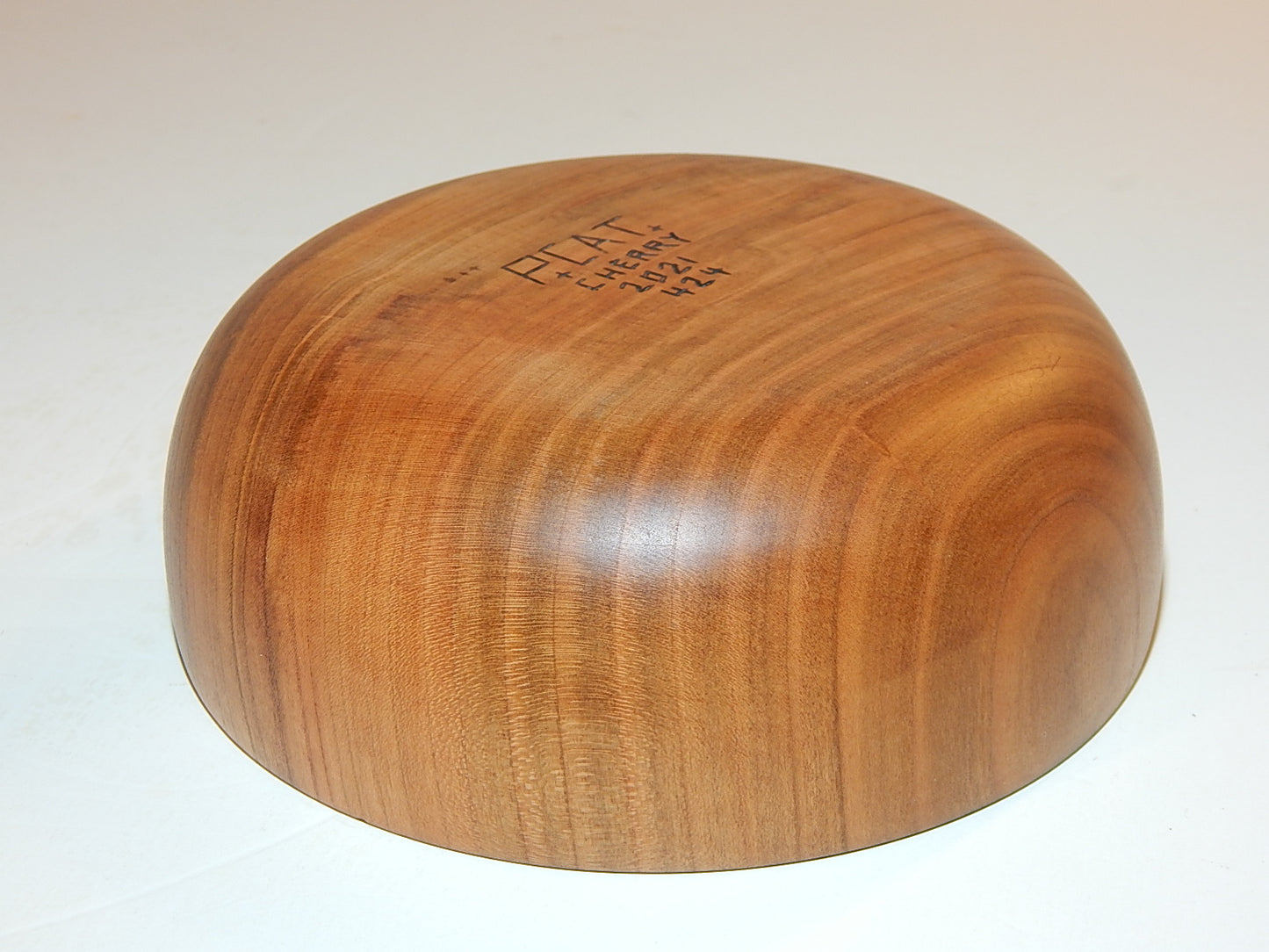 Wild Cherry Bowl with Lid, Handmade Lathe Turned Box, Artisan Crafted