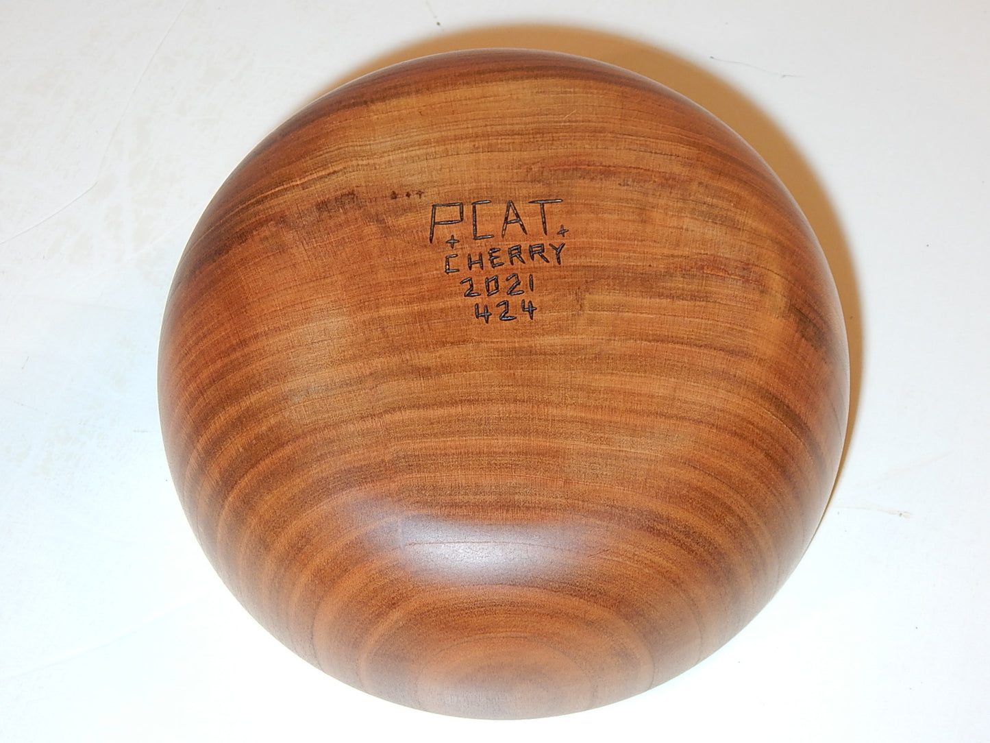 Wild Cherry Bowl with Lid, Handmade Lathe Turned Box, Artisan Crafted