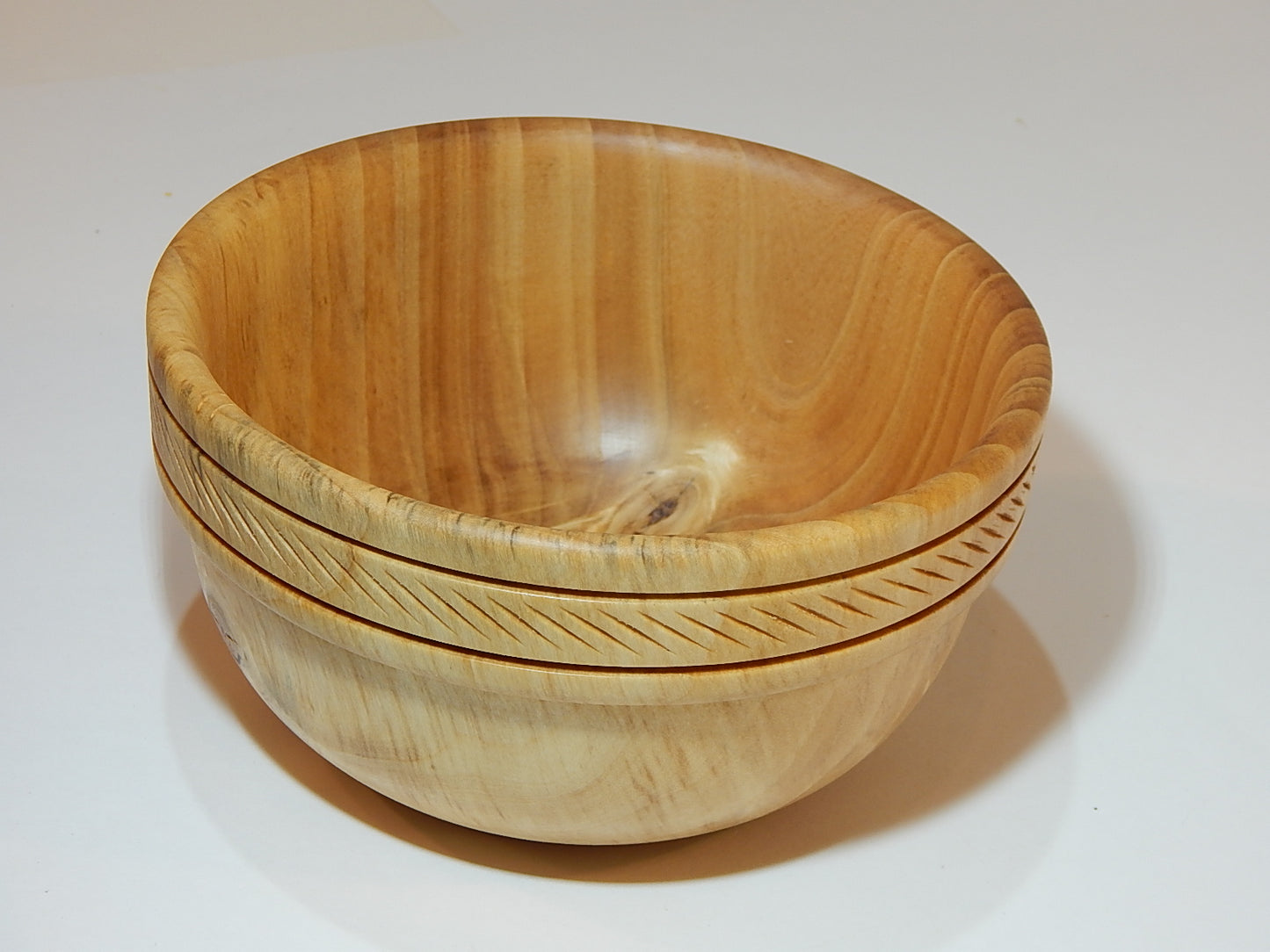 Tulip Poplar Wood Bowl, Handmade, Artisan Crafted