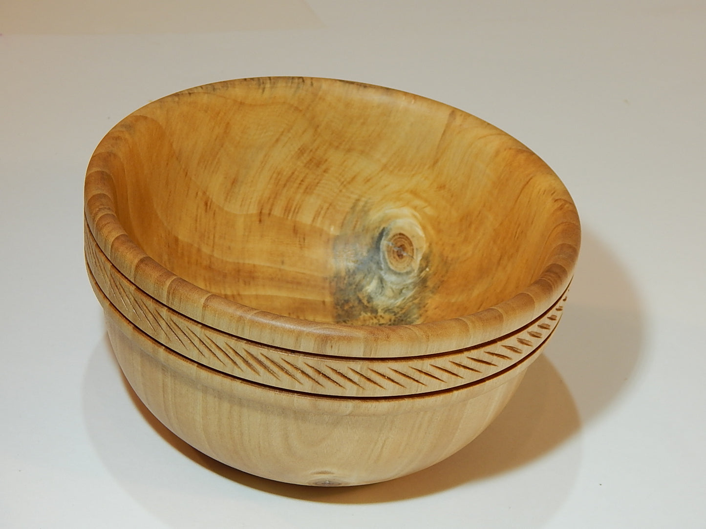 Tulip Poplar Wood Bowl, Handmade, Artisan Crafted