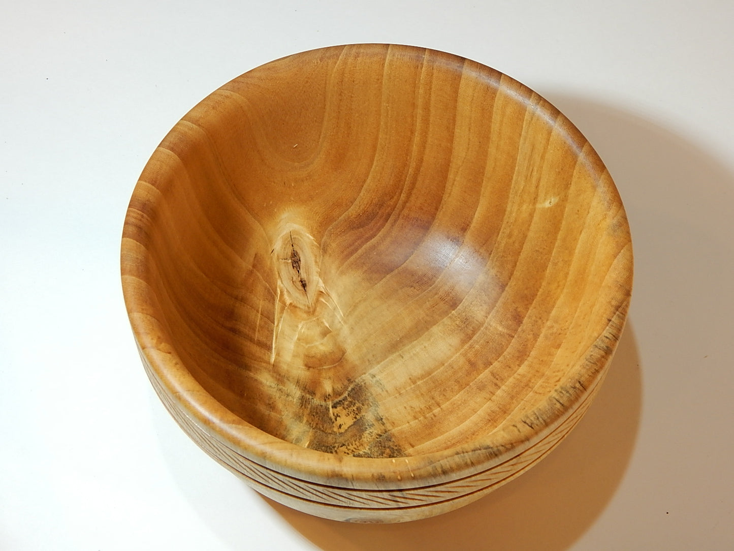 Tulip Poplar Wood Bowl, Handmade, Artisan Crafted