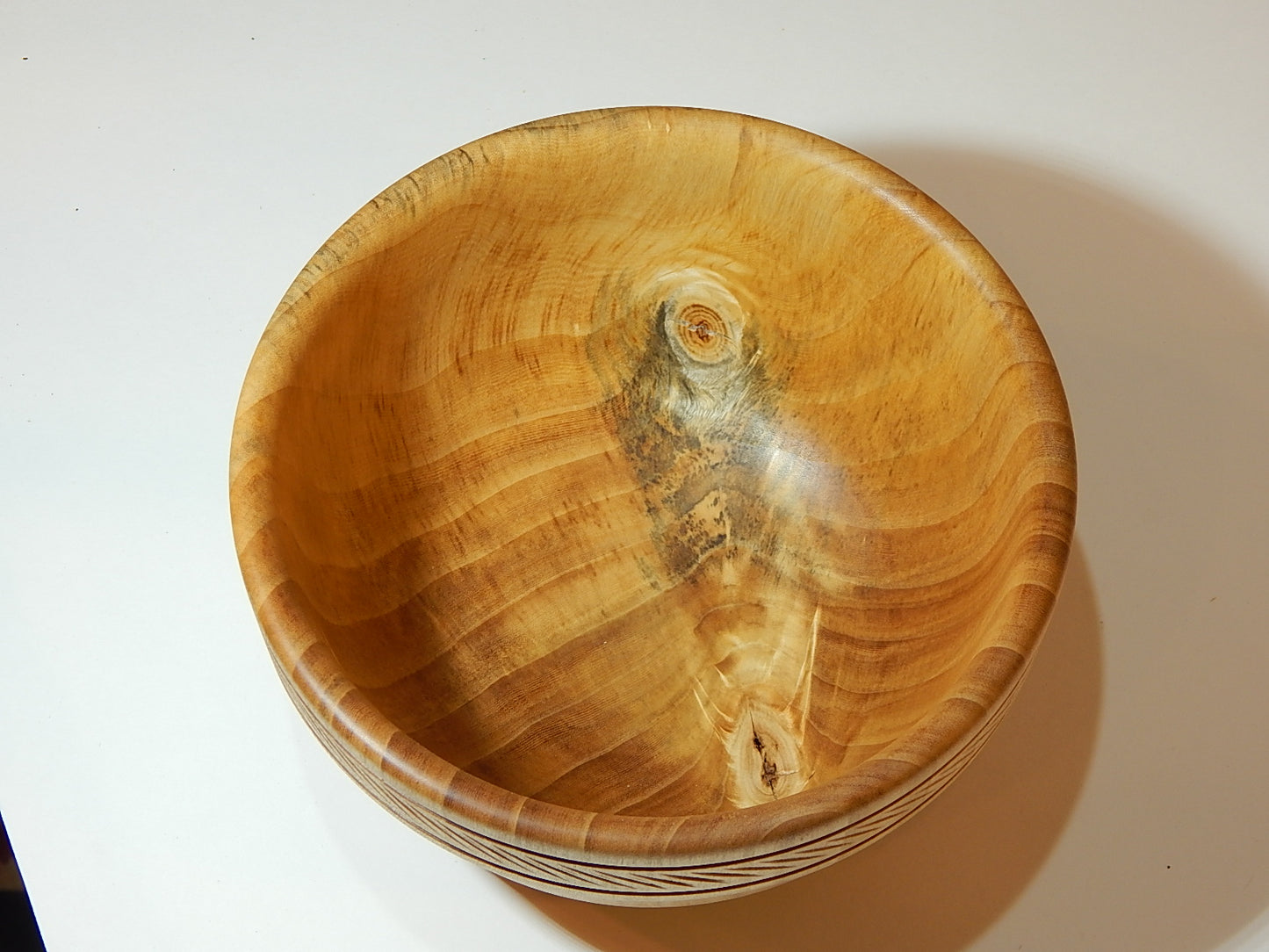 Tulip Poplar Wood Bowl, Handmade, Artisan Crafted