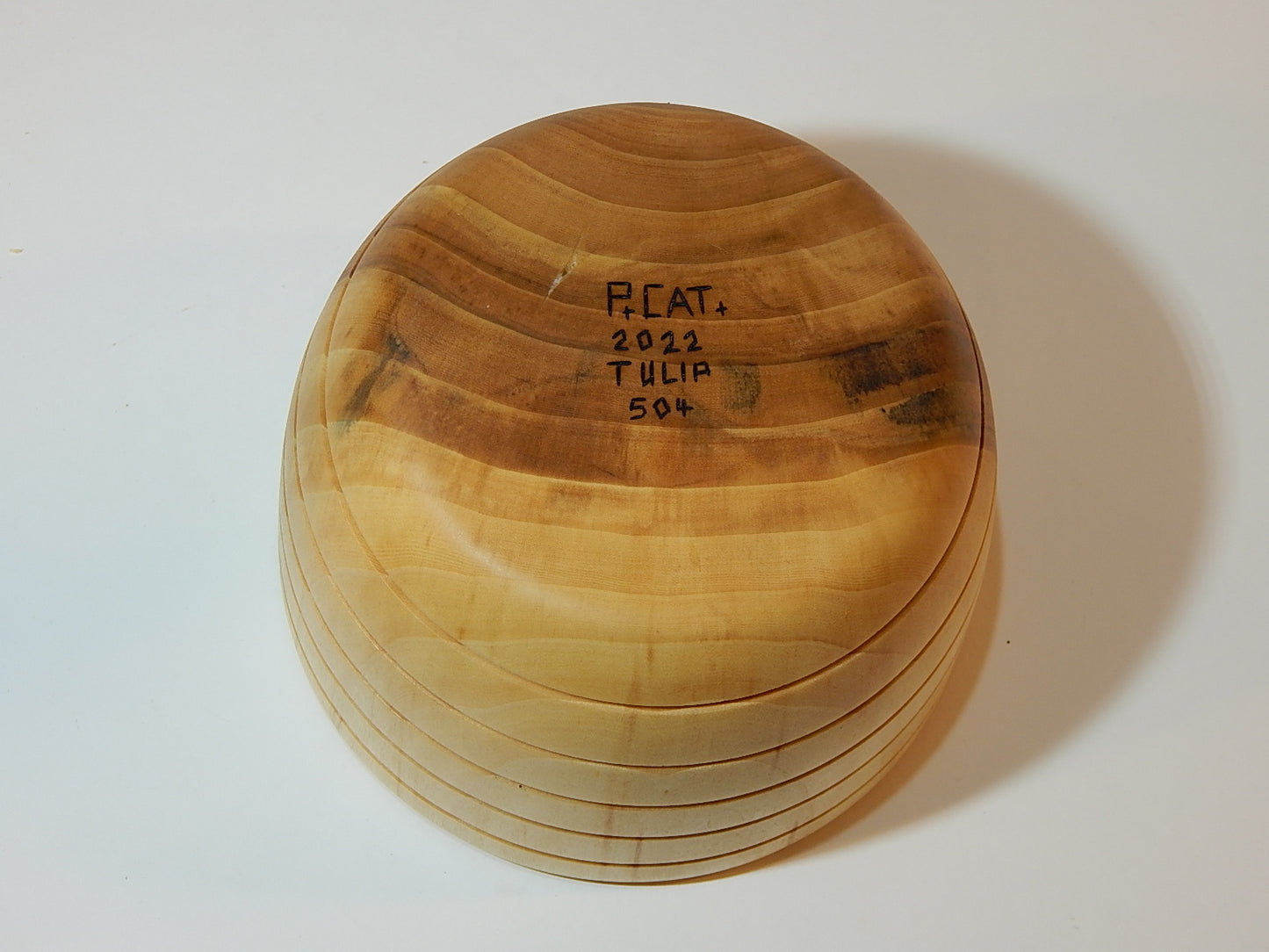 Tulip Poplar Wood Bowl, Handmade, Artisan Crafted