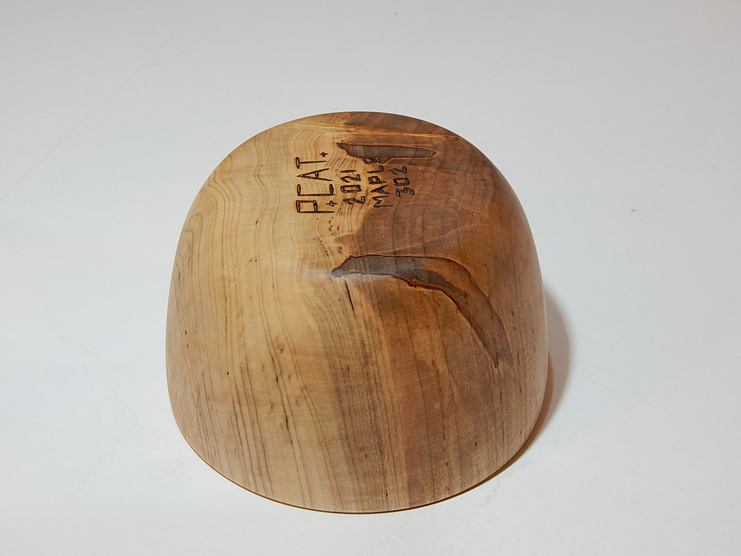 Maple Bowl with Lid, Handmade Lathe Turned Box, Artisan Crafted