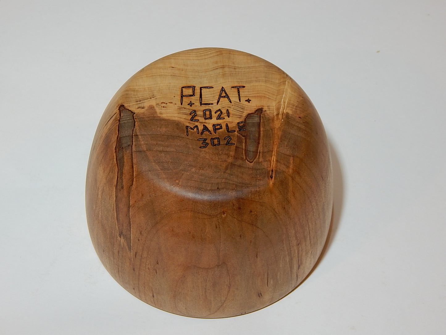 Maple Bowl with Lid, Handmade Lathe Turned Box, Artisan Crafted